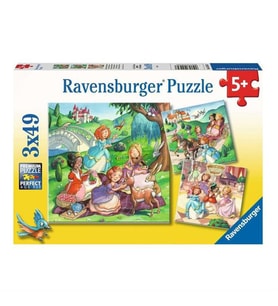 Ravensburger 3x49 Parça Puzzle Küçük Prensesler 055647