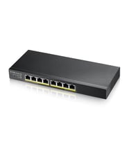 ZyXEL GS1915-8EP, 8 Port PoE, 60W, GigaBit, Yönetilebilir, Masaüstü Akıllı Switch