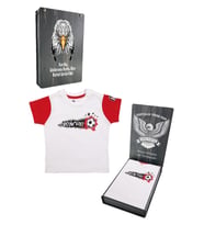 Beşiktaş Orijinal Beyaz Bebek T-Shirt Kişiye Özel Hediyelik Ahşap Kutulu