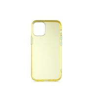 Apple iPhone 12 Uyumlu Kılıf Zore Bistro Kapak (Sarı)