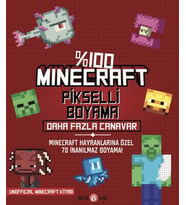 %100 Minecraft Pikselli Boyama - Daha Canavar