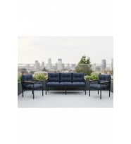 Balkon-bahçe-kafe,çay Seti,koltuk Takımı,oturma Grubu,ofis Koltuğu MİAMİ YENİ (Mavi)