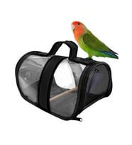 Markapet Tünekli Kuş Taşıma Çantası 20-30 cm Siyah