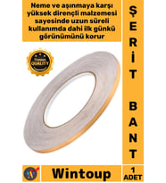 #Bant Dekoratif Yapışkanlı Duvar Karo Zemin Derz 05 Cm X 50 Metre Gold Fayans Arası Şerit Bant