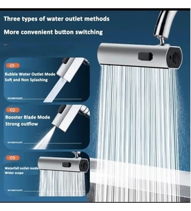 360 Derece Döner Musluk Başlığı