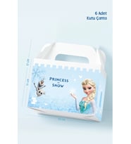 Frozen Kutu Çanta Postacı 14x17 cm *6'lı Paket