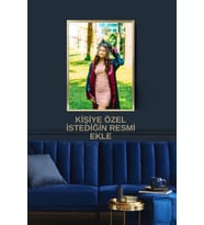 Kişiye Özel Mezuniyet Çerçeveli Metal Poster Tablo