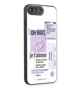 Newface Apple iPhone 7 Plus Kılıf Mirror Desenli Kapak - Mirror - 4