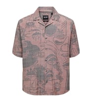 ONLY & SONS ONSDEN LIFE RLX WASH DOODLE SS SHIRT22026111 (Mor)