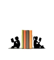 Dekoratif Metal Kitap Tutucu - Hsrt244