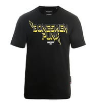 Bonesmen Yuvarlak Yaka T-shirt PUNK (Siyah)