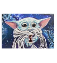 Orijinal Kanvas Yoda Tablo60x90