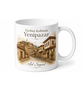 Yenipazar Tarihi Dokusu Aydın Hatırası Kupa Bardak Özel Tasarım Hediye