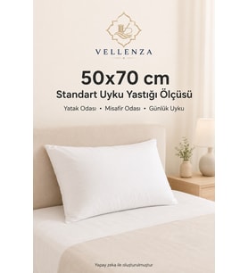 50x70 Micro Kumaş Mikrofiber Yastık 800 Gr Silikon Elyaf Dolgulu Tekli
