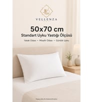 50x70 Micro Kumaş Mikrofiber Yastık 800 Gr Silikon Elyaf Dolgulu Tekli