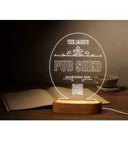 BK Gift Restoran & Cafe & Barlara Özel Led Lamba QR Kod Menü, Işıklı QR Menü, QR Kodlu Masa Dekoru, Işıklı Pleksi Biblo-25
