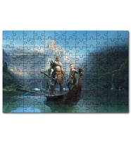 Cakapuzzle Savaş Tanrısı Görseli Puzzle Yapboz MDF (Ahşap) (120 Parça)