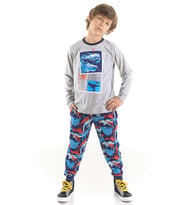 T-rex Info Erkek Çocuk T-shirt Pantolon Takım