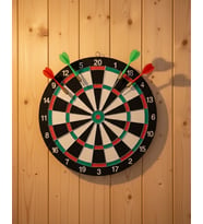 Ev ve Ofis İçin 17 İnç Dart Tahtası Seti 4 Adet Dart Oku Dahil