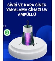 2’Si 1 Arada Led Işıklı Elektrikli Böcek Öldürücü - Lisinya