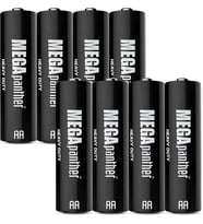 Lexroo 8li AA R6 Kalın Kalem Pil Saat Pili Zn-C 1.5V