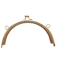 Angel Çanta Aksesuar Oval Cüzdan Klipsi 16 Cm Light Gold Renk