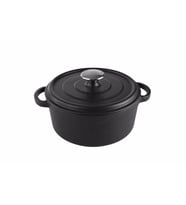 Porland Sapore Siyah Döküm Derin Tencere 20 Cm 04Fst002567