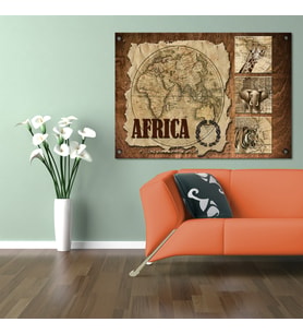 Dementia Art Africa Dev Boyut Kanvas Tablo 100x150cm