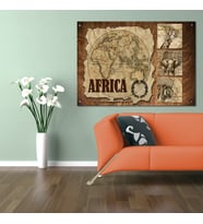 Dementia Art Africa Dev Boyut Kanvas Tablo 100x150cm
