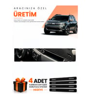DACİA DUSTER 3 NESİL (2024-2026) Uyumlu Torpido Koruma Örtüsü Oto Kılıfı - Siyah Gri