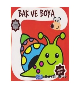 Bak Ve Boya Türkçe-ingilizce Kırmızı Kitap