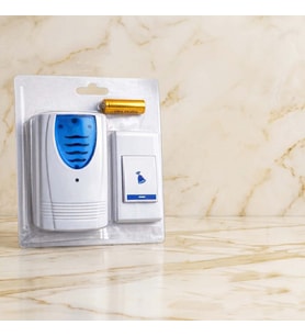 Kablosuz Kapı Zili Seti – Pilli Ev Tipi Doorbell – Çoklu Melodi Seçenekli, Yüksek Sesli, Kolay Kurul