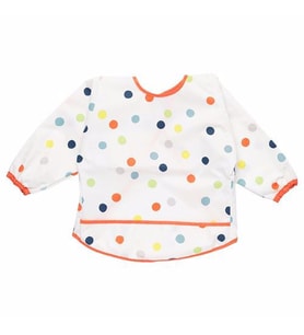 Bebek Mama Önlüğü IKEA 37x34 Cm Cırt-Cırtlı Bant Elastik Uzun Kollu