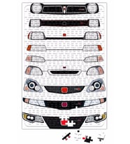 Honda Civic Puzzle 240 Parça Yapboz