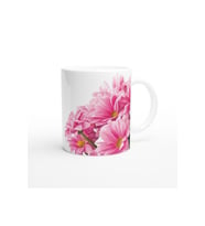 Pembe Daisy Demeti Desenli Kupa Bardak