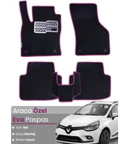 Renault Clio 4 Station Wagon (2012-2019) Uyumlu EVA Paspas Tam Set – Birebir Uyum,Araca Özel Tasarım