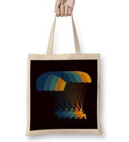 Retro Paramotor Vintage Paramotoring Paraglider Hang Gliding Bez Çanta Uzun Saplı