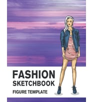 Fashion Sketchbook Figure Template: 430 Large Female Figure Template For Easily Sketching Your Fashi