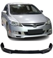 Honda Civic Fd6 Makyajsız Kasa için Makyajlı Ön Ek Karlık Mat Siyah Plastik 2006 2007 2008 2009