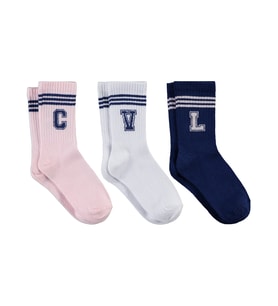 Civil Girls CVL 3'lü 2-12 Yaş Kız Soket Çorap - Standart