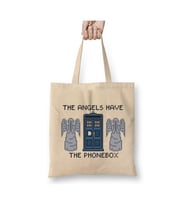Dr Who Tardis Pixels Beyaz Bez Çanta Uzun Saplı Alışveriş Çantası Plaj Çantası
