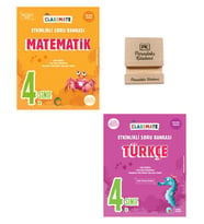 Okyanus 4. Sınıf Classmate Matematik ve Türkçe Etkinlikli Soru Bankası + Telefon Standı
