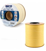 BEYAZ 2X50 = 100MT BOBİN FİTİL KAPI - PENCERE BANT D PROFİL 9X6MM BANDI (5680)