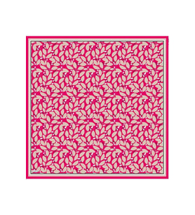 Soft Pembe Desenli Eşarp 6089-09