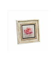 Çiçek Baskılı Taş Tablo 20x20