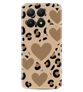 Xiaomi 15T Pro Kılıf Boutique Baskılı Resimli Leopar Kalp Pcode -068
