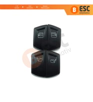 Mercedes Vito Viano Mixto W639 2003-2015 A6395451313 İçin 4 Adet Ön Sürücü Cam Düğme Kapağı