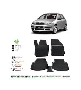 Skoda Fabia 2003 Model 4D Havuzlu Paspas