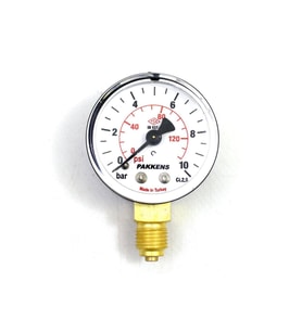 Kuru Tip Basınç Ölçer 0/10 Bar 1/4 inch Çap 63