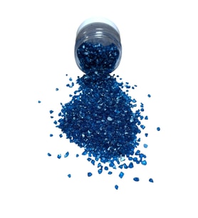 Epoksi Çalışmalarınız İçin Parlak Cam Kırıkları 2-4 mm LACİVERT 100 gr